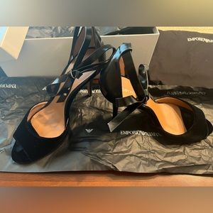 Emporio Armani ankle strap sandals, brand new .